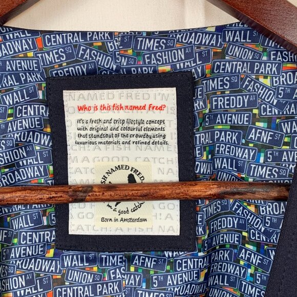 A Fish Named Fred Fashion Vest / Waistcoat - Picture 4 of 15